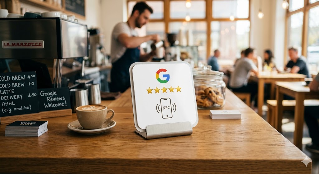 Placa NFC Tapify para reseñas de Google